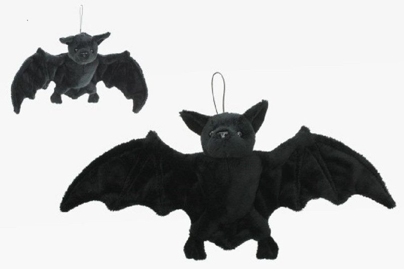 Plüsch Fledermaus pechschwarz, Länge ca. 36 cm (1-St), naTierliche Geschenke / Ideal als Geschenk Plüsch Fledermaus pechschwarz, Länge ca. 36 cm (1-St), naTierliche Geschenke / Ideal als Geschenk