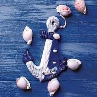 Maritim Servietten Decorative Anchor Anker Blau / Kollektion Sommer - ti-flair / Tischdeko Maritim Servietten Decorative Anchor Anker Blau / Kollektion Sommer - ti-flair / Tischdeko