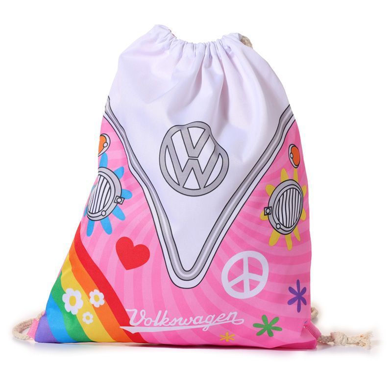 Volkswagen VW T1 Bulli Summer Turnbeutel / Schwimm - Sports Tasche / Einkaufstasche - Puckator
