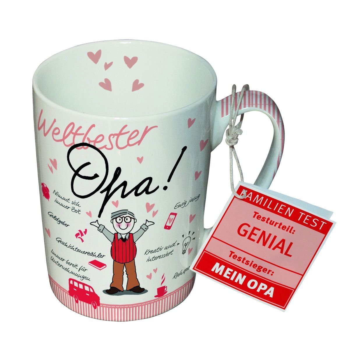 Mug Weltbester Opa , 250 ml , PPD Paper Product Design