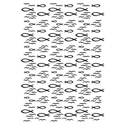Embossing Prägeschablone, Fische Christlich, 106 x 150 mm Schablone Basteln - Papier geignet - Embossing efco creative Embossing Prägeschablone, Fische Christlich, 106 x 150 mm Schablone Basteln - Papier geignet - Embossing efco creative