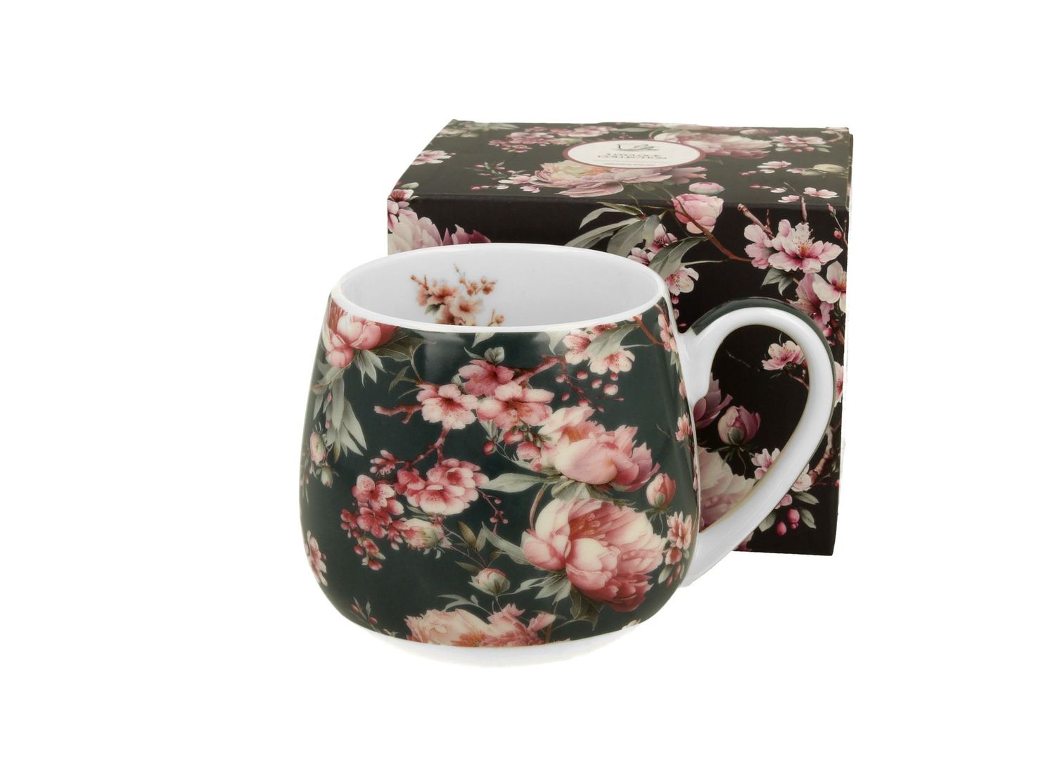 Fassbecher 430 ml NOEMI BLACK New Bone China Porzellan