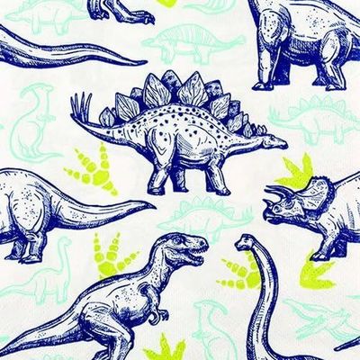 211818 Dinosaurs 20 Servietten, 33 cm 211818 Dinosaurs 20 Servietten, 33 cm