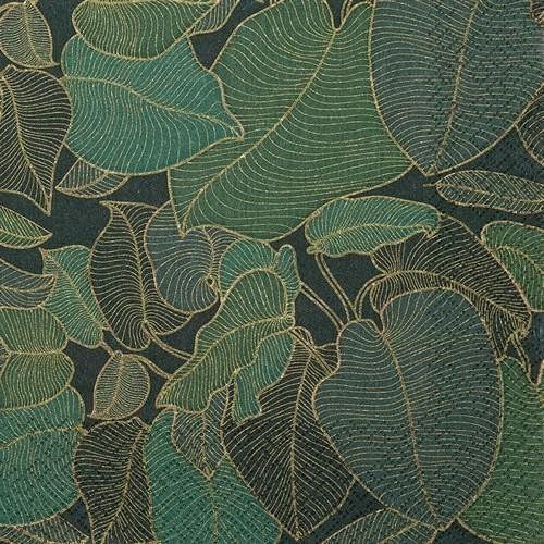 212201 Nouveau green 20 Servietten, 33 cm