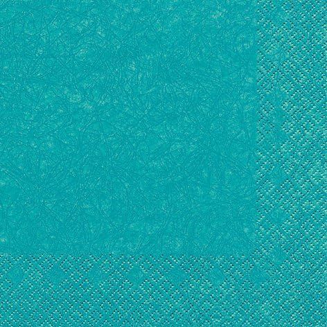 21L016 s turquoise 20 Servietten, 33 cm