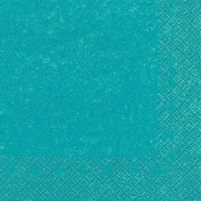 21L016 s turquoise 20 Servietten, 33 cm 21L016 s turquoise 20 Servietten, 33 cm