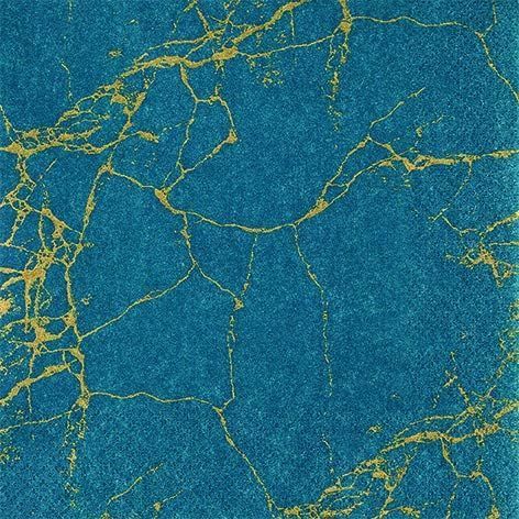 611916 Marble petrol 20 Servietten, 33 cm