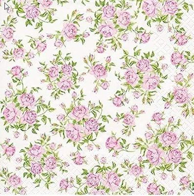 211377 Servietten Roses 20 Servietten, 33 cm