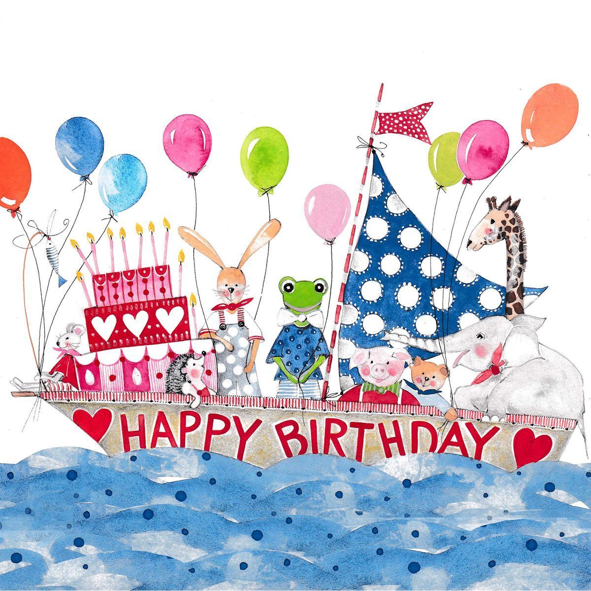 20 Servietten Schiff zum Geburtstag ,Tischdeko, Serviettentechnik, 33x33cm, PPD Paper Product Design