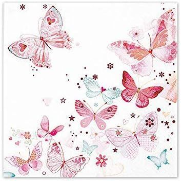 Home Fashion , Servietten Lovely 20 Servietten, 33 cm Home Fashion , Servietten Lovely 20 Servietten, 33 cm