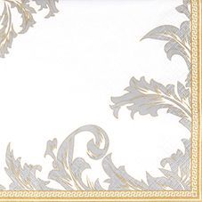 611366 Luxus Gold 20 Servietten, 33 cm