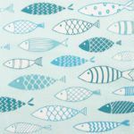 211950 Fish on Tour mint 20 Servietten, 33 cm