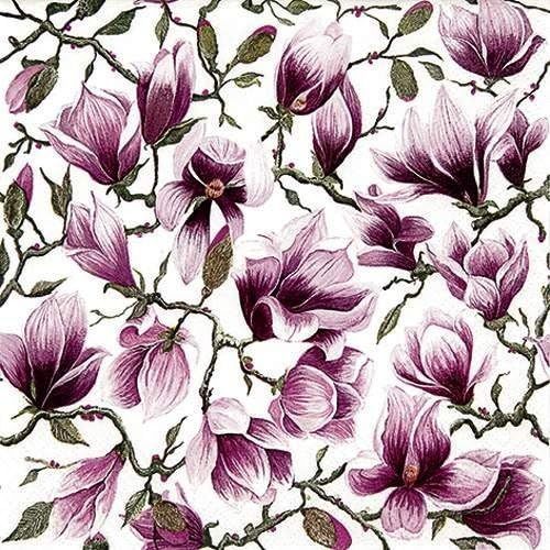 211618 Magnolia 20 Servietten, 33 cm