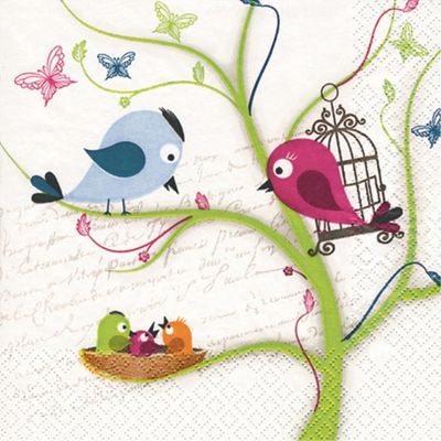 211386 Family Tweety 20 Servietten, 33 cm