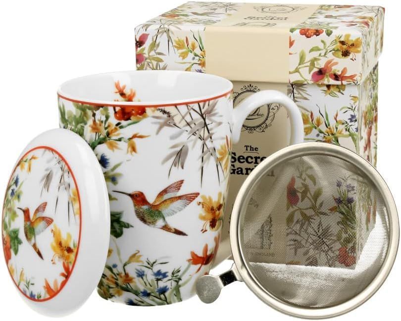 Becher Tee Tasse mit Teesieb Mug / Fass / Fassbecher / Kaffee Tasse