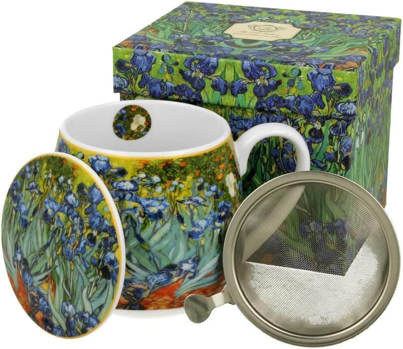 Becher Tee Tasse mit Teesieb Mug / Fass / Fassbecher / Kaffee Tasse