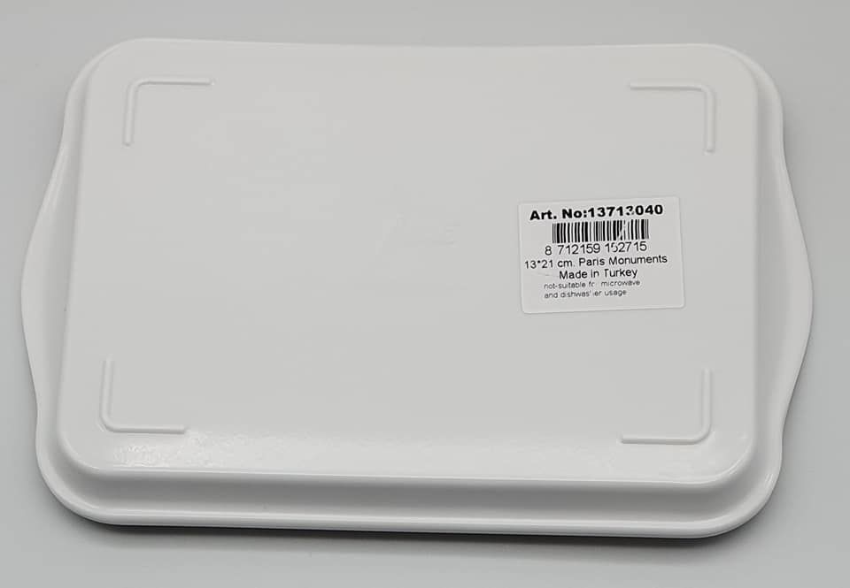 Ambiente Tablett "London Street" – Melamin, 13 X 21 Cm, Für Snacks, Tee Oder Deko