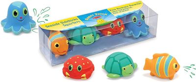 Meerestiere: Oktopus, Krabbe, Fisch und Schildkröte , Melissa & Doug Wasser-Spritztiere Meerestiere: Oktopus, Krabbe, Fisch und Schildkröte , Melissa & Doug Wasser-Spritztiere