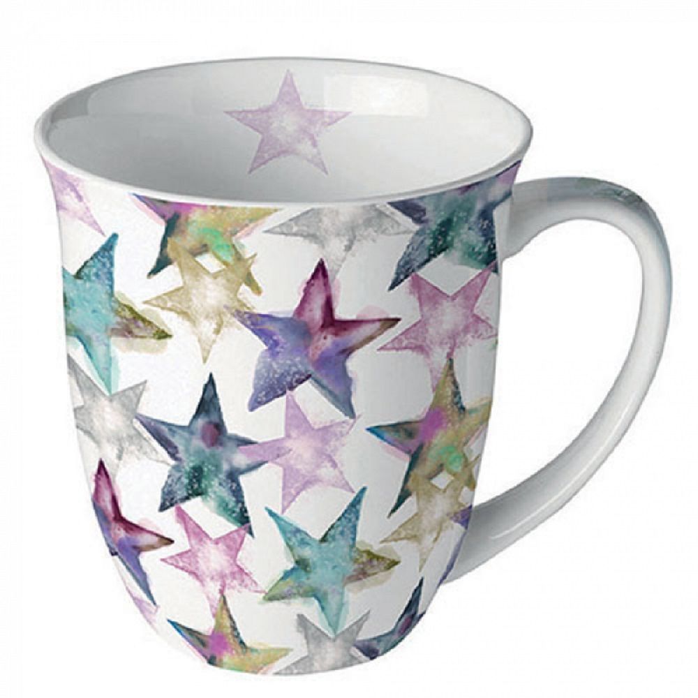 Mug 0.4 L Watercolour stars
