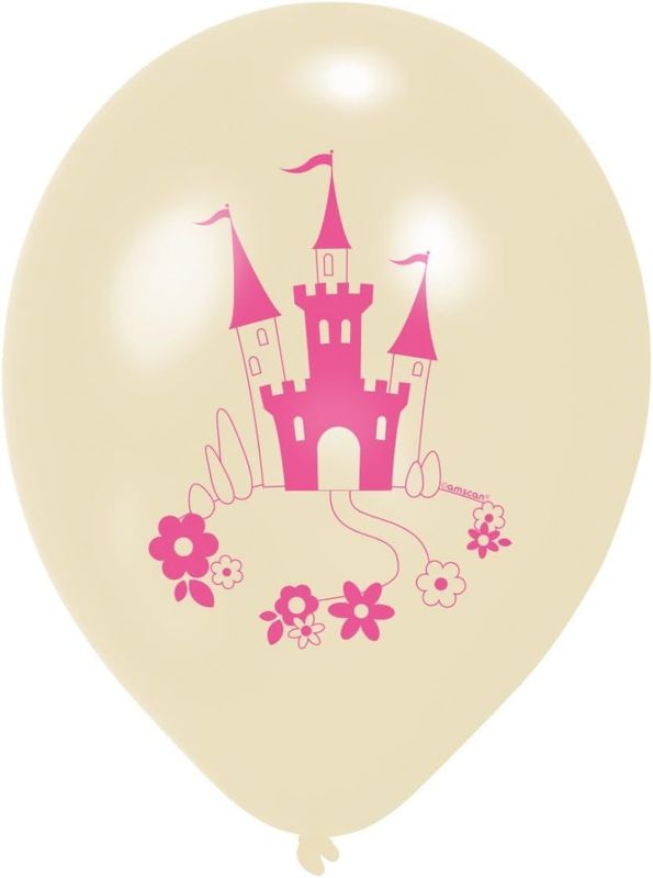 Ballons , My Princess, 6 Luftballons – My Princess– Party Dekoration, Tischdeko Ballons , My Princess, 6 Luftballons – My Princess– Party Dekoration, Tischdeko