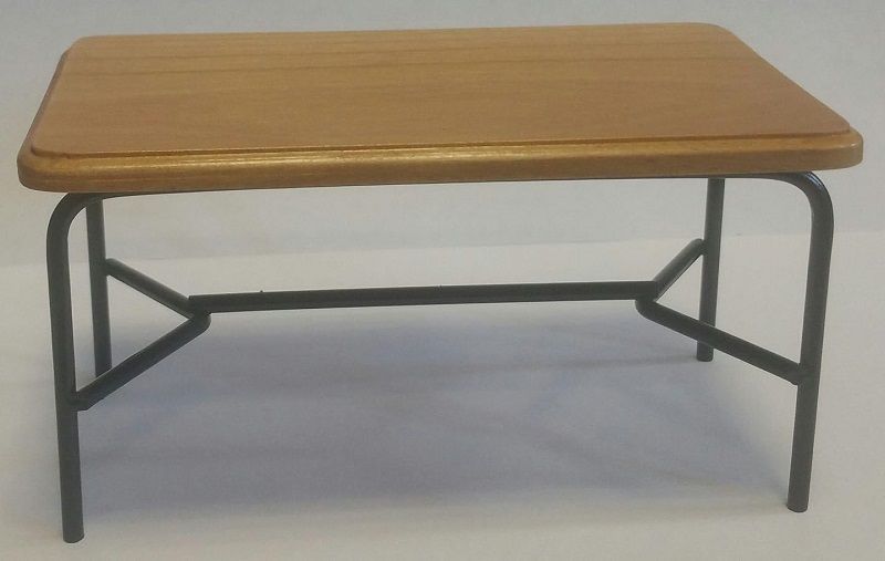 Küchentisch, Creal, Miniatures,  Puppenhausmöbel Miniatur,  Küche, Tisch Natur Eiche