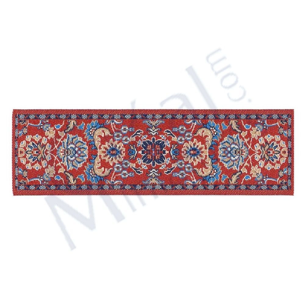 Teppich Miniatur ca. 5x17cm, Mini Teppich, Läufer, Orientalisch Flur, Orientteppich Puppenhaus, Creal Miniatures