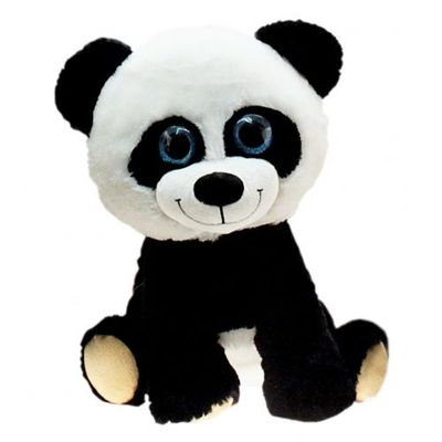 Plüsch Panda 23 cm, Supersüß, Knuddeliger, Kuscheltier, mit großen, blauen, runden Glitzeraugen Plüsch Panda 23 cm, Supersüß, Knuddeliger, Kuscheltier, mit großen, blauen, runden Glitzeraugen