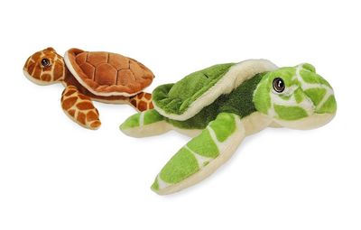 Schildkröte, Kuscheltier Meerestiere, 100% recycelt - ca. 23 cm, Kuscheltier Schildkröten, Meeresschildkröte,, Schildkröte Plüschtier, Stofftier, 2er Set Schildkröte, Kuscheltier Meerestiere, 100% recycelt - ca. 23 cm, Kuscheltier Schildkröten, Meeresschildkröte,, Schildkröte Plüschtier, Stofftier, 2er Set