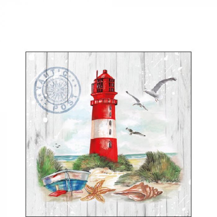 Napkin 25 Lighthouse FSC Mix, 20 Servietten 25 Leuchtturm FSC Mix