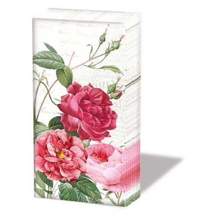 Ambiente Taschentücher Amber – Blumenmotiv, 10 Stück Ambiente Taschentücher Amber – Blumenmotiv, 10 Stück