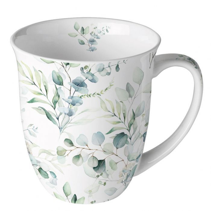 Mug 0.4 L Eucalyptus all over
