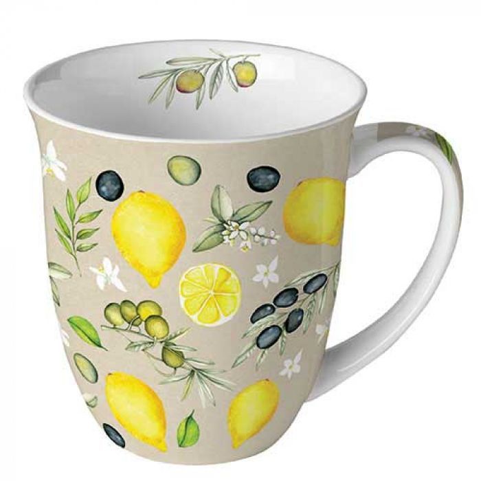 Mug 0.4 L Olives and lemon