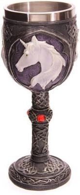 Kelch mit Einhornmotiv Kelch mit Einhornmotiv