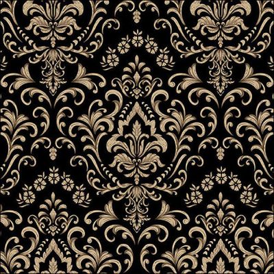20 Servietten Muster Motiv im Barock-Stil gold-schwarz als Tischdeko - Baroque ornament black FSC MixPapierservietten - für Decoupage und Serviettentechnik, 33x33cm, 20 Stück 20 Servietten Muster Motiv im Barock-Stil gold-schwarz als Tischdeko - Baroque ornament black FSC MixPapierservietten - für Decoupage und Serviettentechnik, 33x33cm, 20 Stück