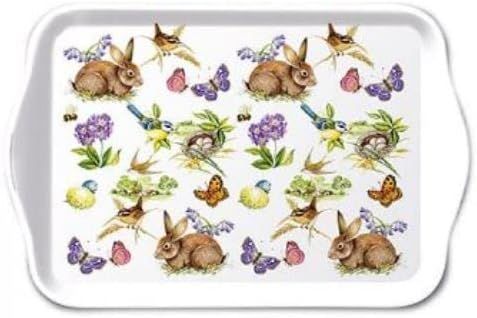 Tablett Easter Feeling 13x21 cm Melamine - Oster, Hase Motiv
