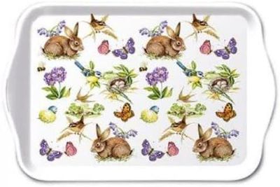 Tablett Easter Feeling 13x21 cm Melamine - Oster, Hase Motiv