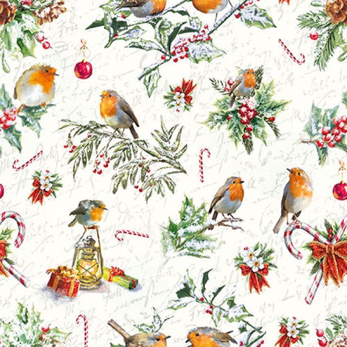 Serviette 33 Weihnachtsornamente FSC Mix