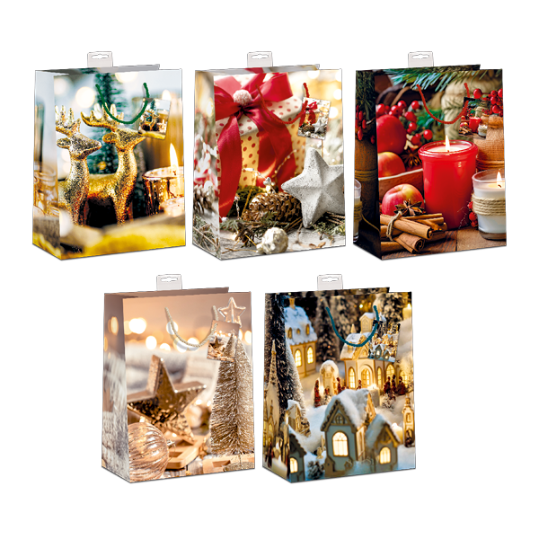 10er Weihnachten Sortiment, Geschenktasche, Glänzend , Weihnachtsmotive. Motive -Large (26 x 32 x 12 cm) -Skorpion Glückwunschkartenverlag 10er Weihnachten Sortiment, Geschenktasche, Glänzend , Weihnachtsmotive. Motive -Large (26 x 32 x 12 cm) -Skorpion Glückwunschkartenverlag
