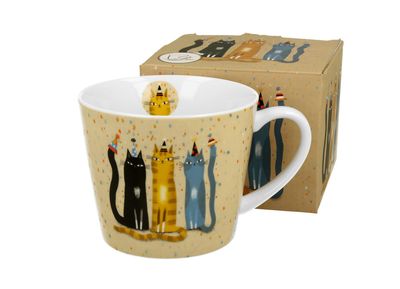 Straight mug Cat’s World - PARTY Straight mug Cat’s World - PARTY