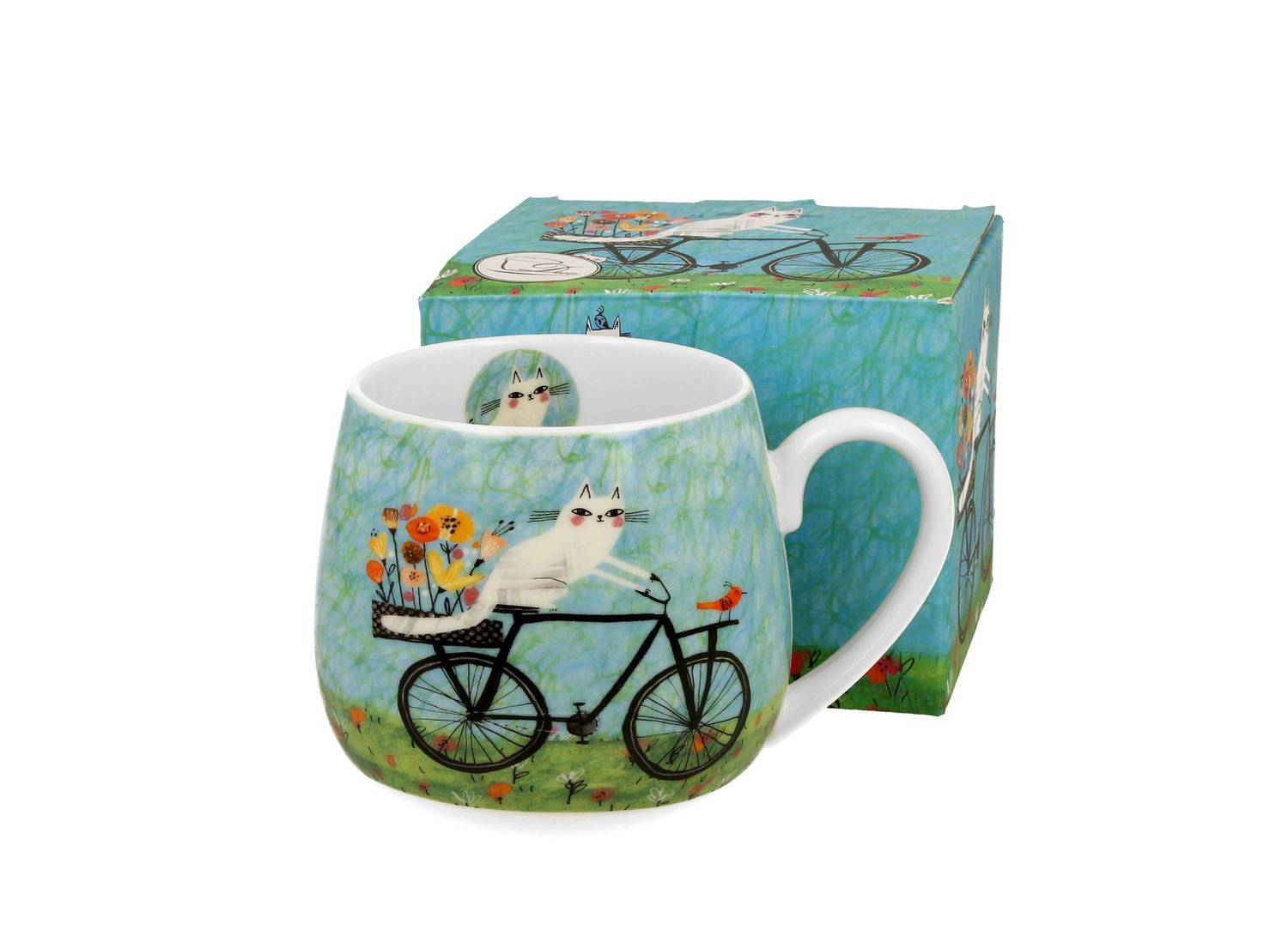 Becherfass Katzenwelt – FAHRRAD - Mug barrel Cat's World - BICYCLE .- Duo Gift Kollektion