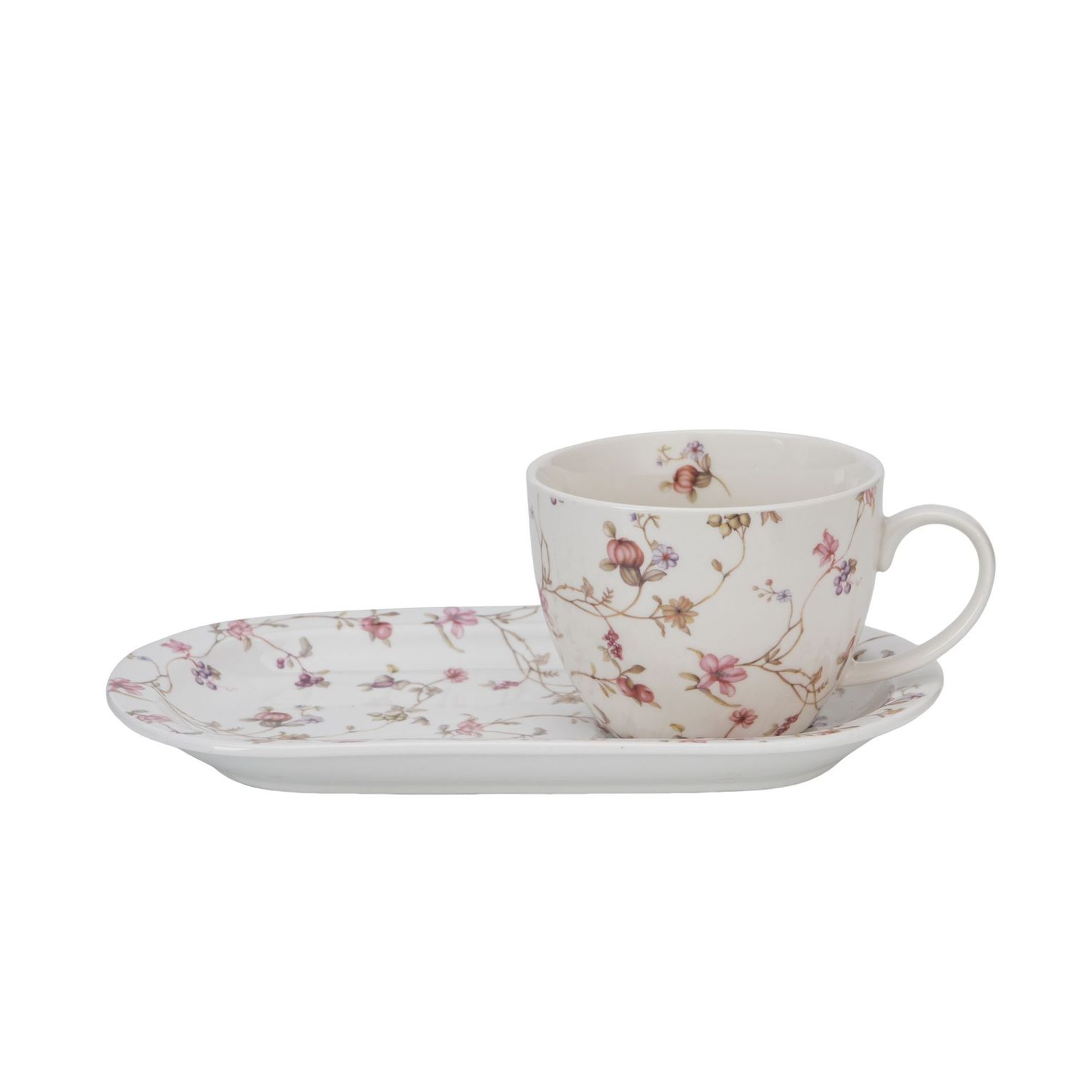 Frühstücksset Jumbotasse & Untertasse SAFA- Breakfast set jumbo cup & saucer