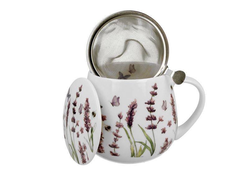 Mug barrel with tea infuser CLASSIC LAVENDER