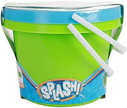 10 Stück Schwammbälle, Sponge Ball, Wasserbomben mit einem Durchmesser von 6 cm und 2 Eimer, Toi-Toys