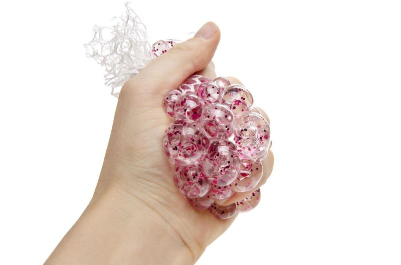 4er Set Knautschball mit Glitter im Netz Ø ca 6cm, 9268 QUETSCHBALL, GLITTER - Anti Stressball 4er Set Knautschball mit Glitter im Netz Ø ca 6cm, 9268 QUETSCHBALL, GLITTER - Anti Stressball
