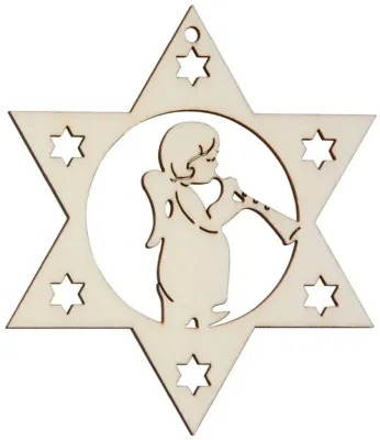 Fensterbild  27632 Flötenengel 3 Stück