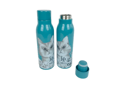 Nici Thermosflasche Katze Meowlina, 500ml, 24cm