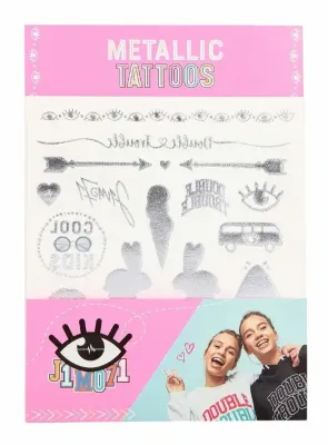 Tattoos mit Metallic Effekt, Lisa und Lena ca. 30 Tattoos, Depesche 10373 -