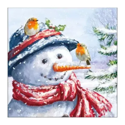 Ambiente , Winter , Tiere, Schnee - Eis Servietten , Keeping Company 3-lagig, 100% FSC, chlorfrei gebleicht, Farben auf Wasserbasis