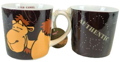Nici Becher,  Porzellan Tasse ca. 310 ml,  Zoo / Wildtiere / Mug Souvenir / Kollektion ,  Mo Melinda Tasse Kamel und Ameise , Ideal als Geschenk