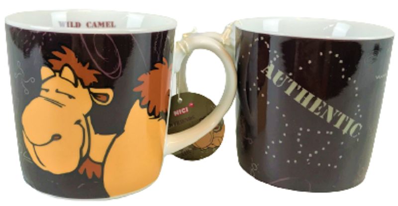 Nici Becher,  Porzellan Tasse ca. 310 ml,  Zoo / Wildtiere / Mug Souvenir / Kollektion ,  Mo Melinda Tasse Kamel und Ameise , Ideal als Geschenk